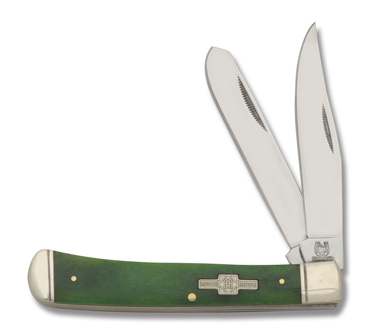 Trapper Green Smooth Bone Handle