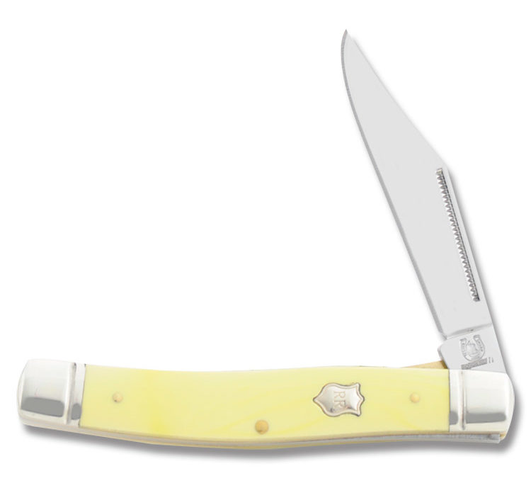 Single Blade Stockman Yellow Handle