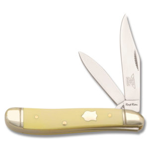 Peanut Yellow Composition Handle - Rough Rider Knives