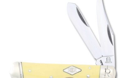 Classic Carbon Mini Trapper Yellow Handle